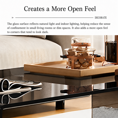 glass low table/center table-fbd-4560