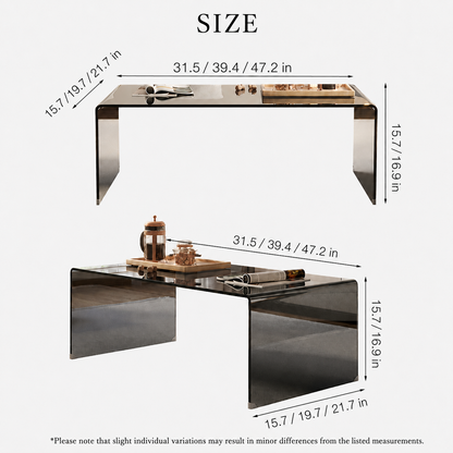 glass low table/center table-fbd-4560