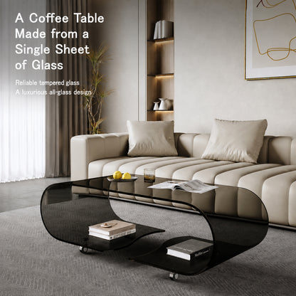 glass low table-fbd-4564