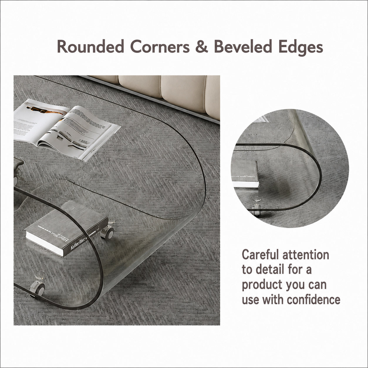 glass low table-fbd-4564