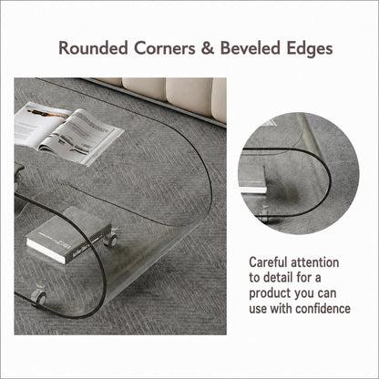 glass low table-fbd-4564