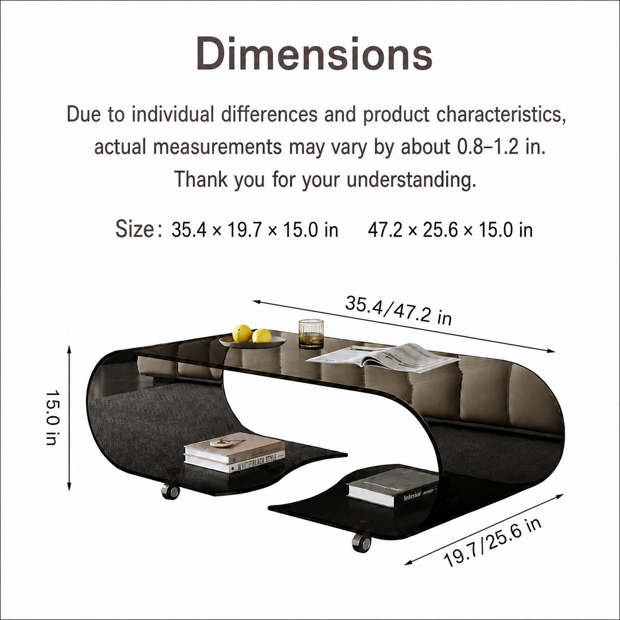 glass low table-fbd-4564