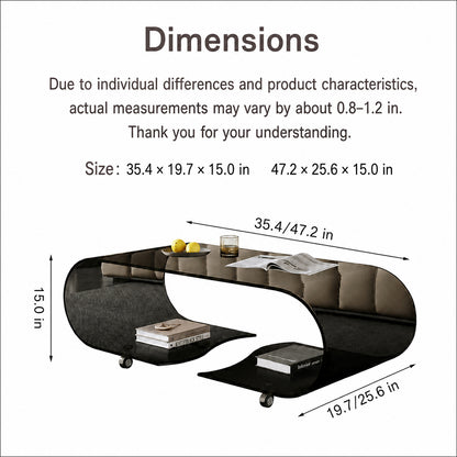 glass low table-fbd-4564