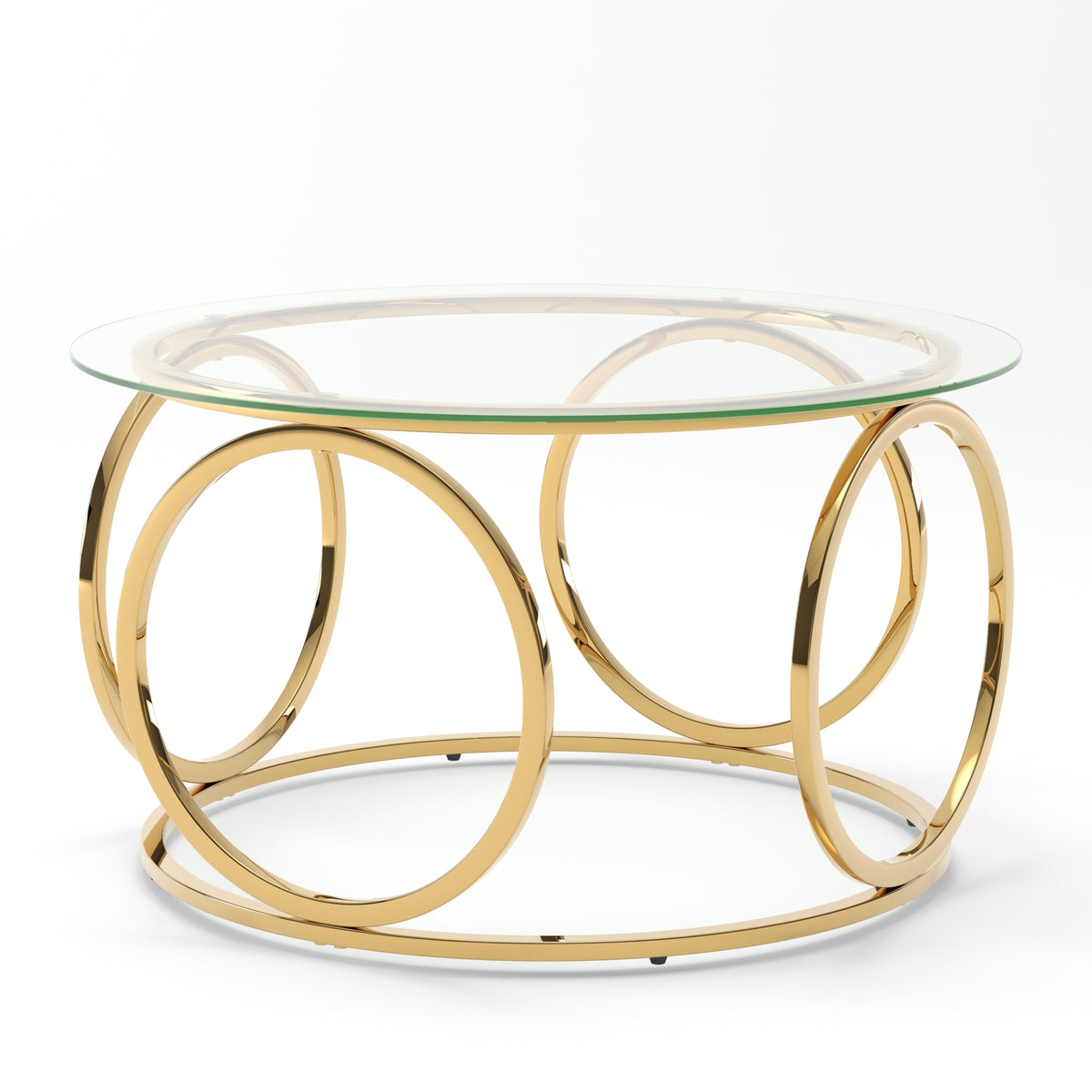 Gold low table - detail