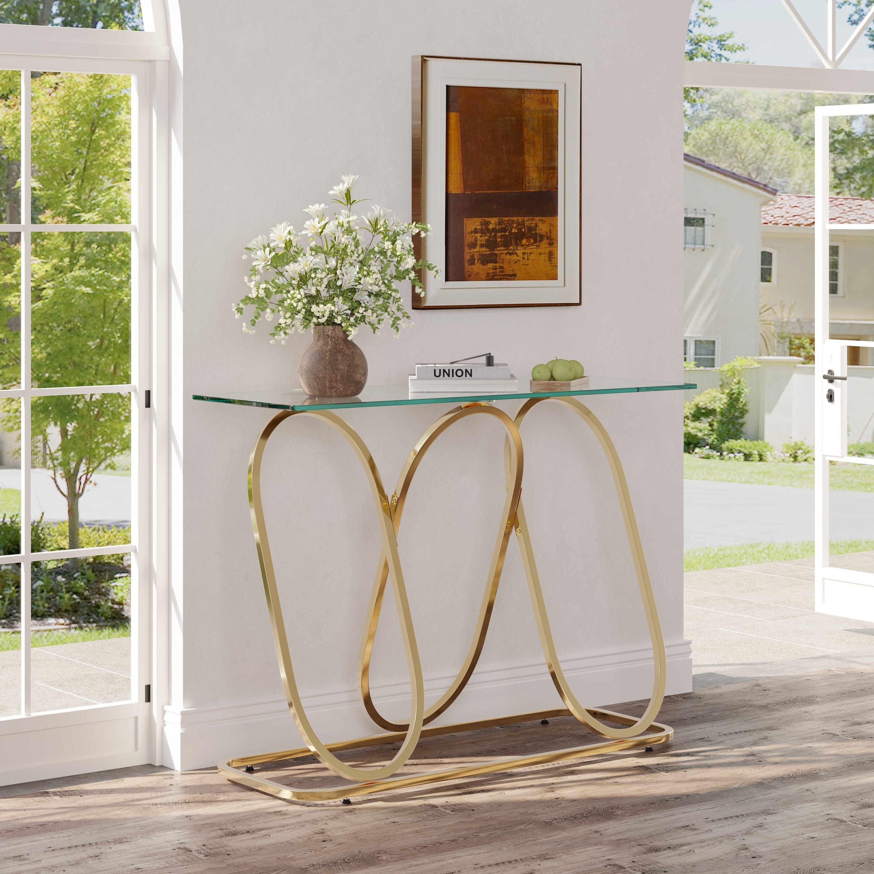 Gold low table - main