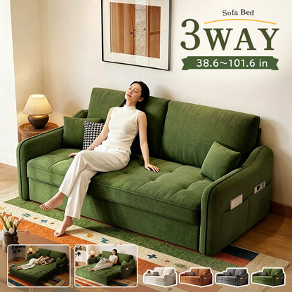 Pet-Friendly 3-Way Convertible Sofa Bed with Storage-sofabed-fbx-8630