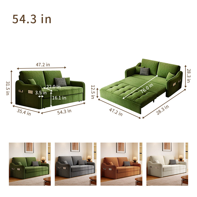 Pet-Friendly 3-Way Convertible Sofa Bed with Storage-sofabed-fbx-8630