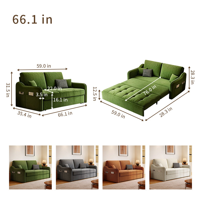 Pet-Friendly 3-Way Convertible Sofa Bed with Storage-sofabed-fbx-8630