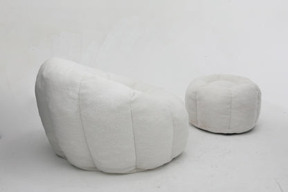 Dark Blue / Light Blue / White / Yellow sofa - detail
