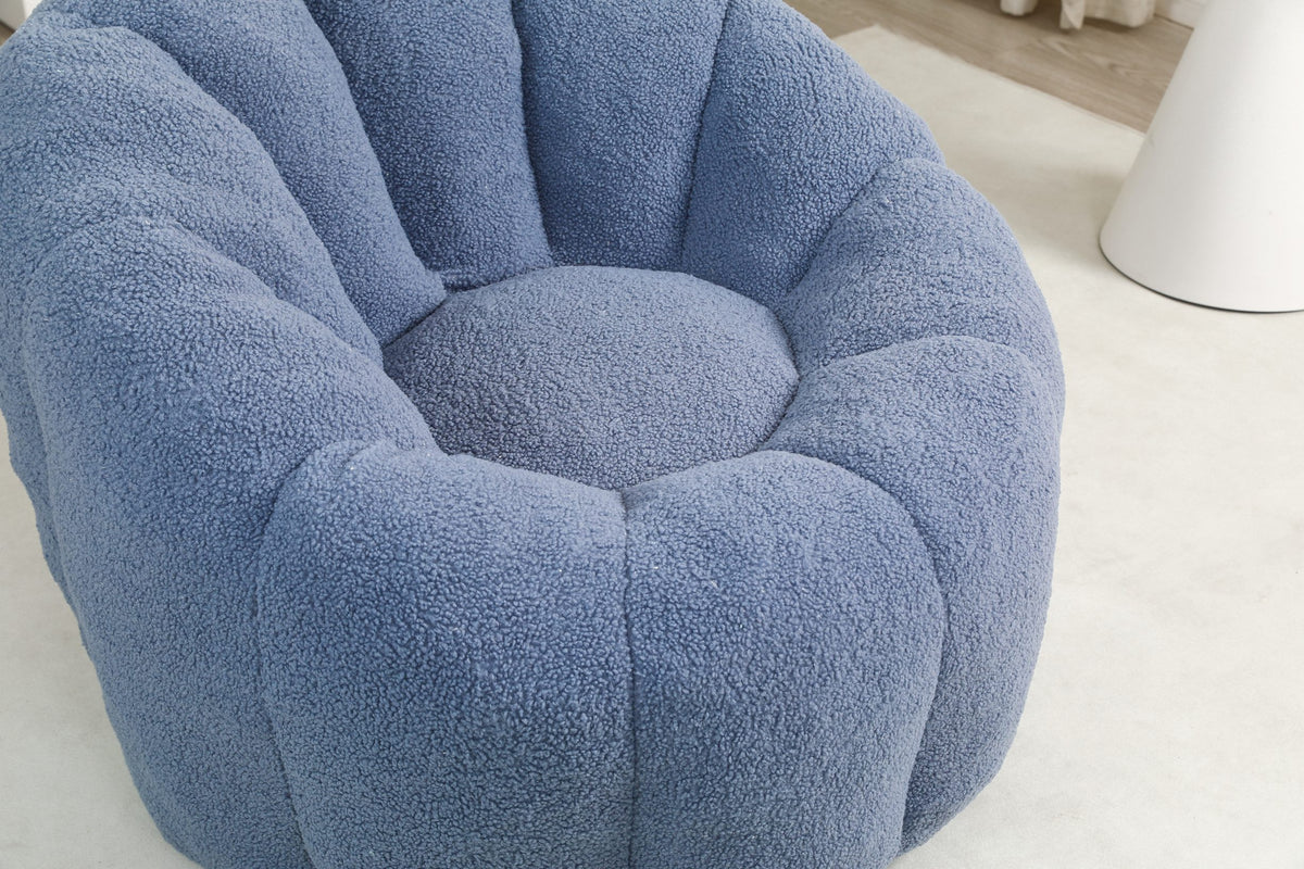 Dark Blue / Light Blue / White / Yellow sofa - detail
