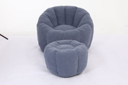 Dark Blue / Light Blue / White / Yellow sofa - detail