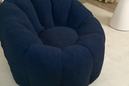Dark Blue / Light Blue / White / Yellow sofa - detail