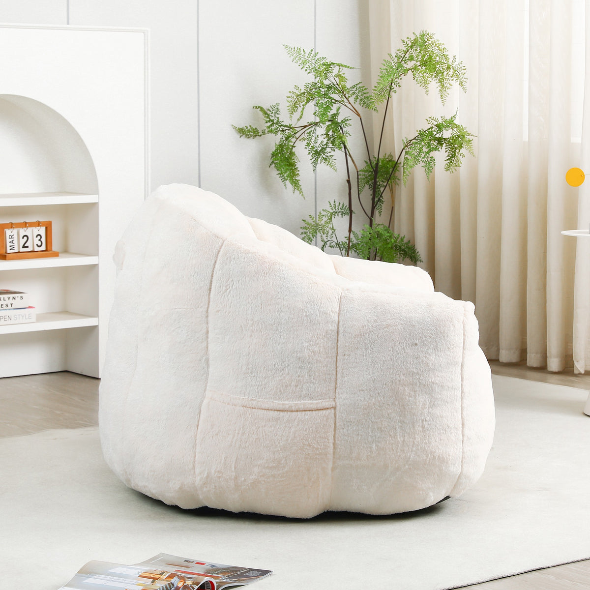 Pink / Green / White sofa - detail