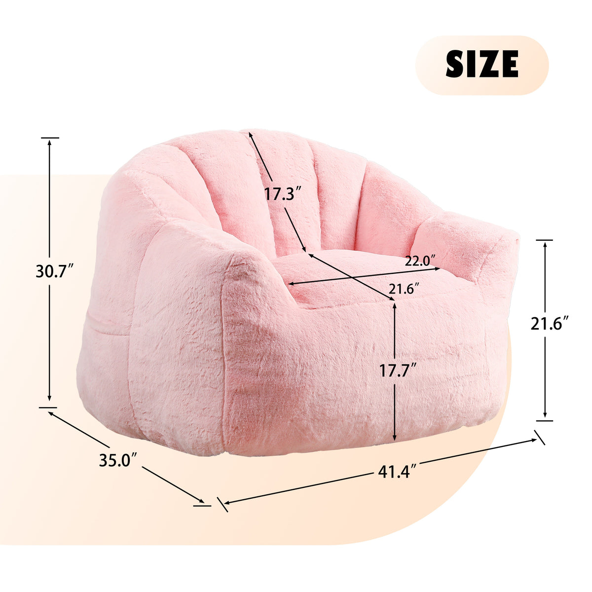 Pink / Green / White sofa - detail