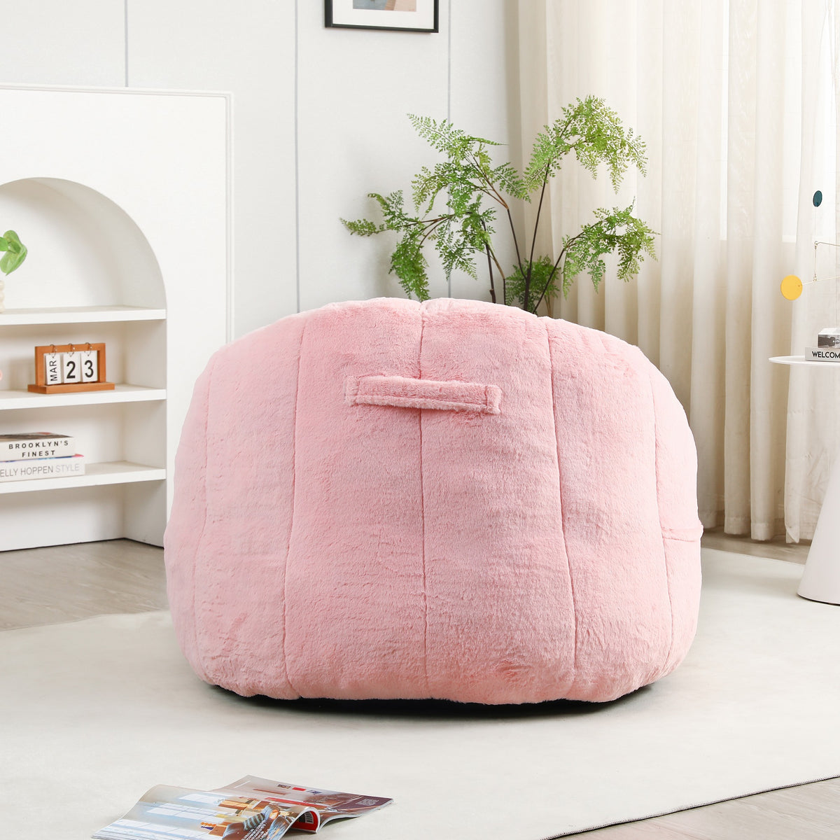 Pink / Green / White sofa - detail