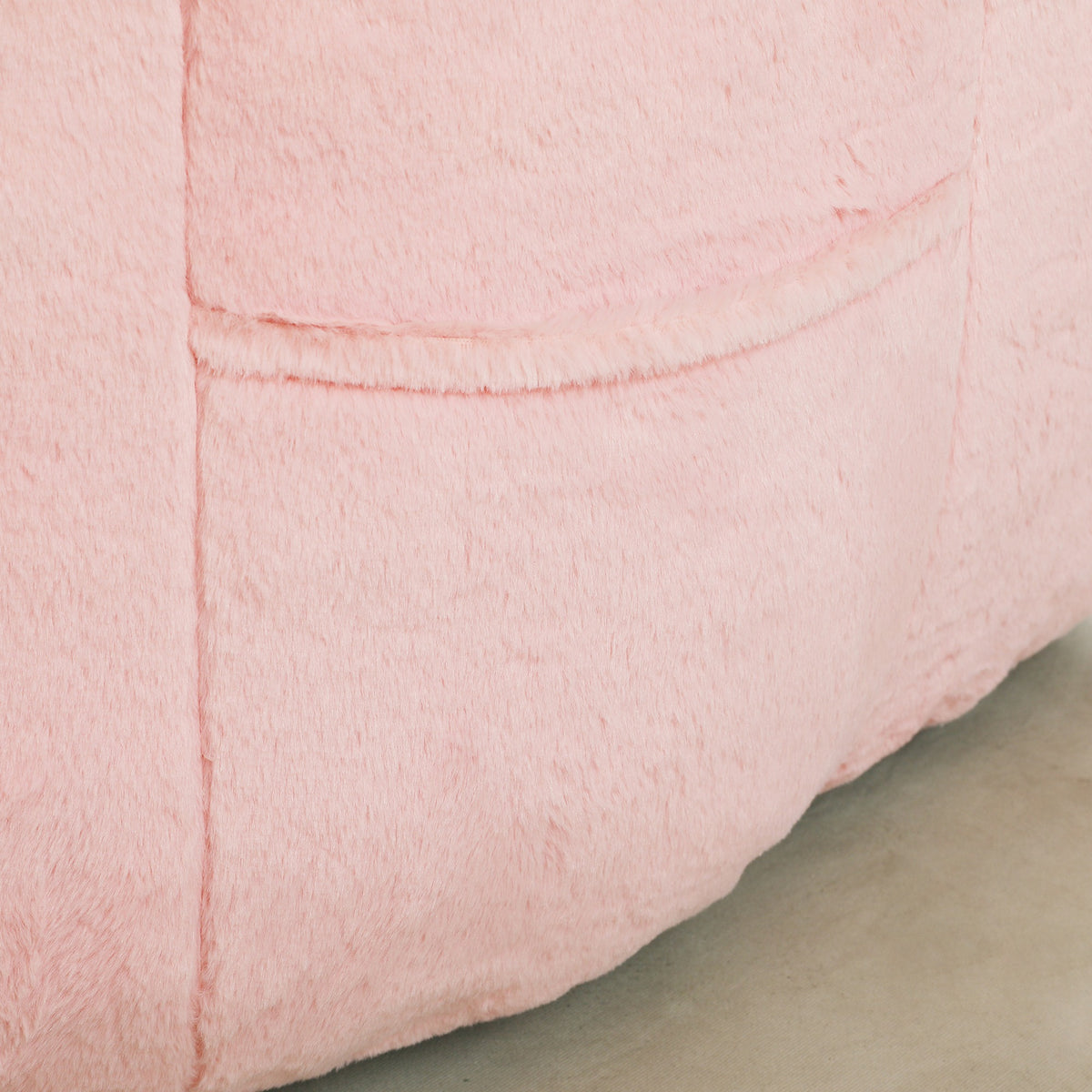 Pink / Green / White sofa - detail