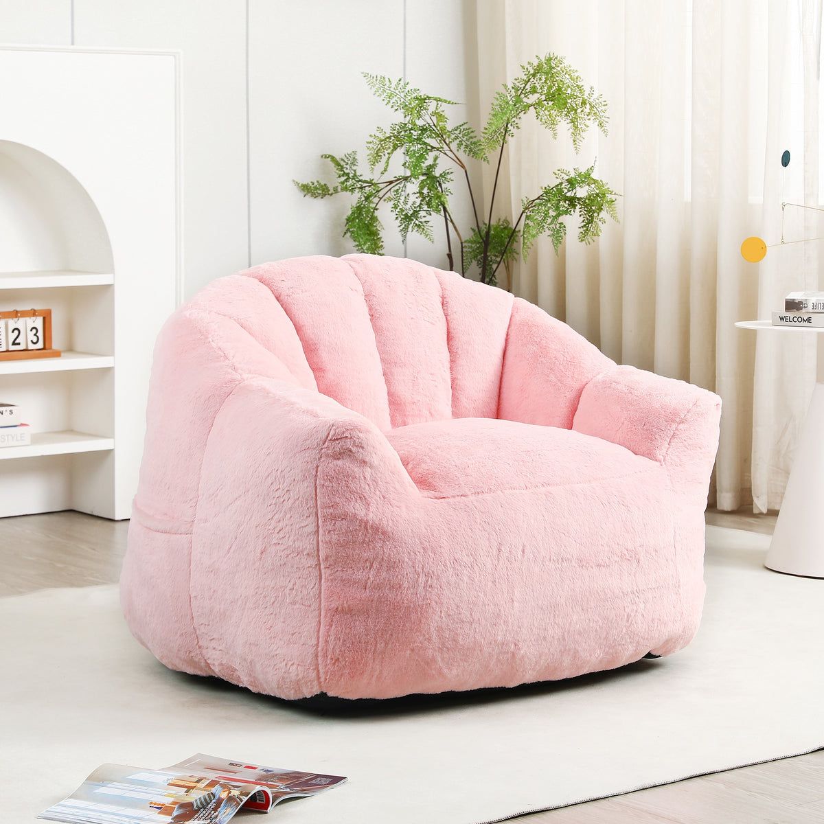 Pink / Green / White sofa - main