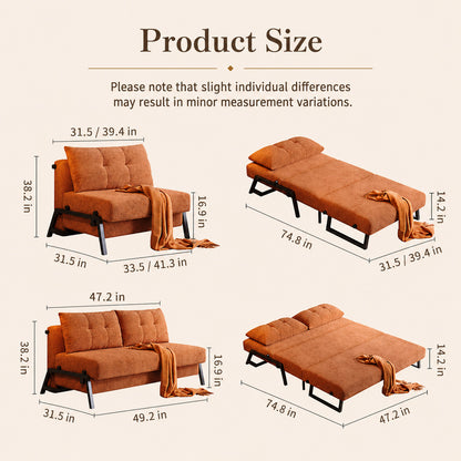 2-Way Convertible Sofa Bed with Deep Seat-sofabed-fbx-8693