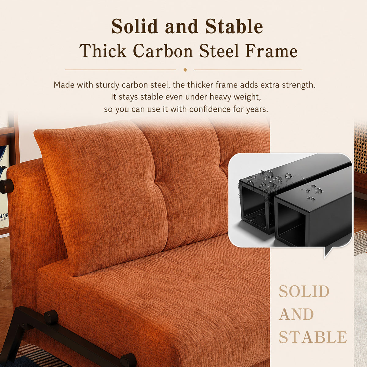 2-Way Convertible Sofa Bed with Deep Seat-sofabed-fbx-8693