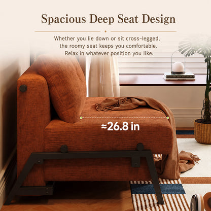 2-Way Convertible Sofa Bed with Deep Seat-sofabed-fbx-8693