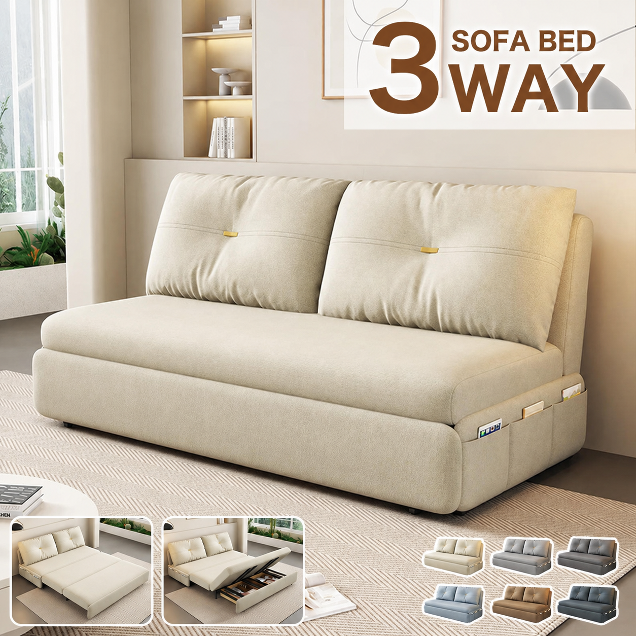 2Way Sofa Bed-fsx-1008
