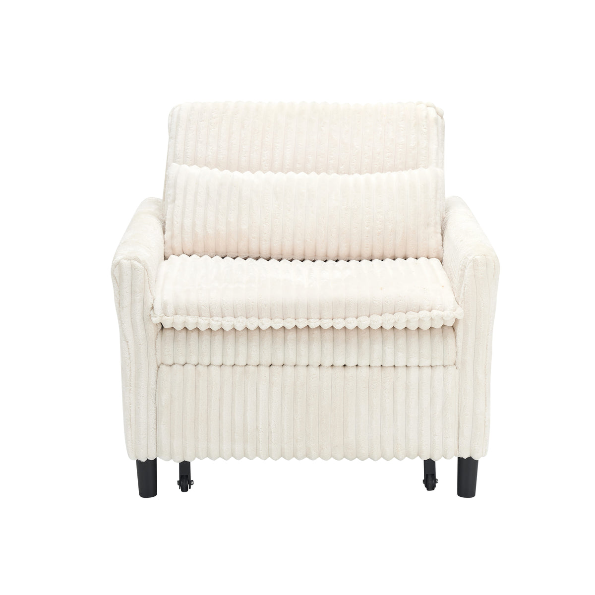 Beige sofa bed - detail