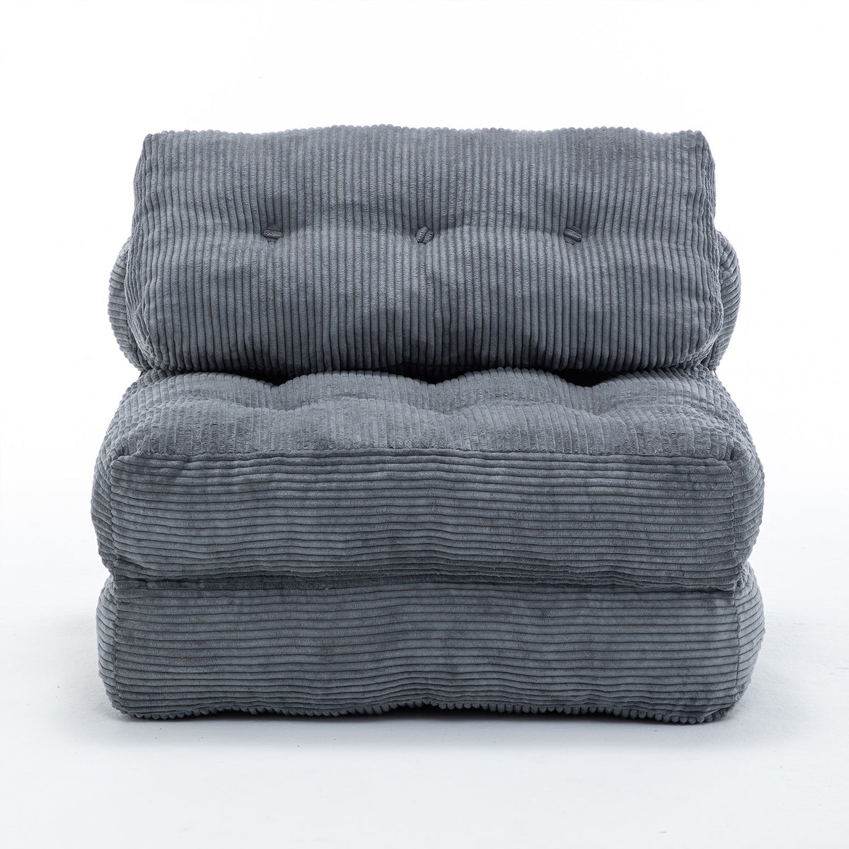 Green / Dark Blue / Dark Gray sofa bed - detail