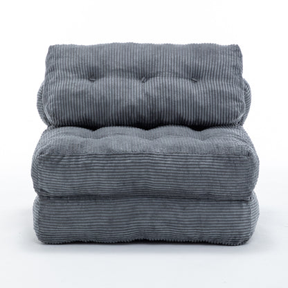 Green / Dark Blue / Dark Gray sofa bed - detail