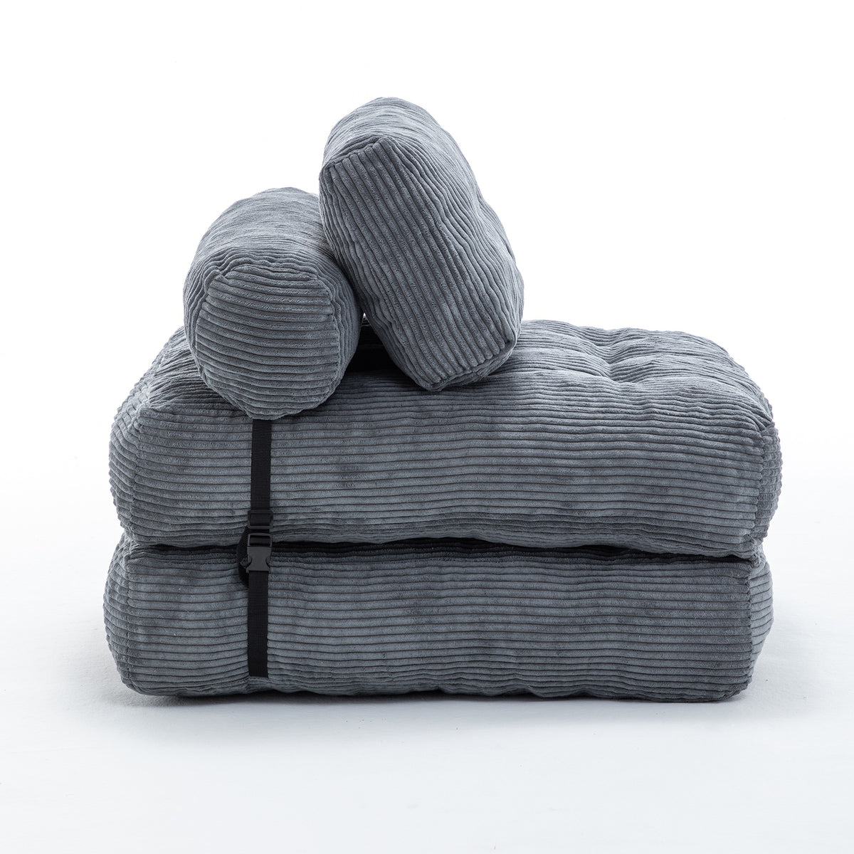 Green / Dark Blue / Dark Gray sofa bed - detail