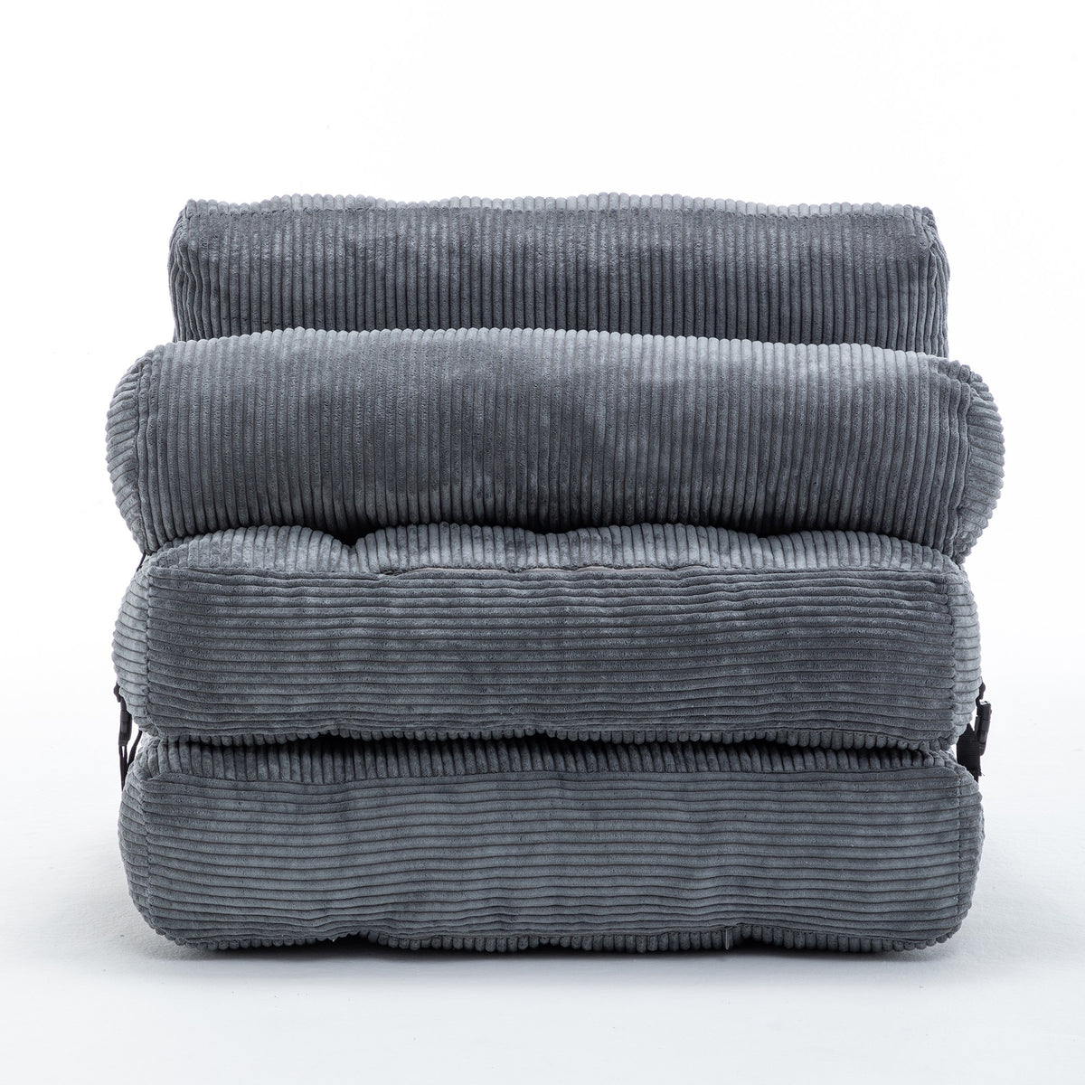 Green / Dark Blue / Dark Gray sofa bed - detail