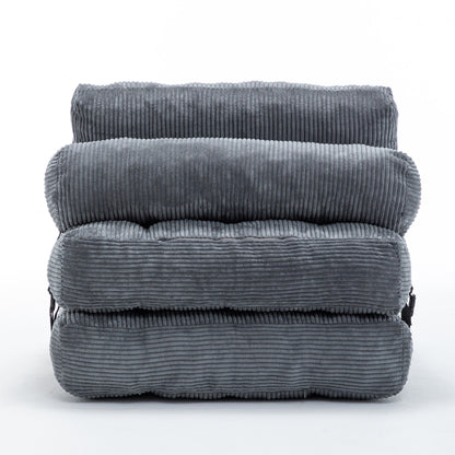 Green / Dark Blue / Dark Gray sofa bed - detail