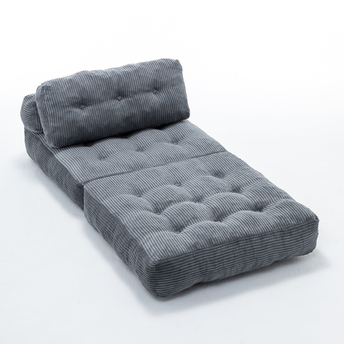 Green / Dark Blue / Dark Gray sofa bed - detail