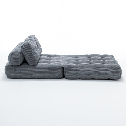Green / Dark Blue / Dark Gray sofa bed - detail