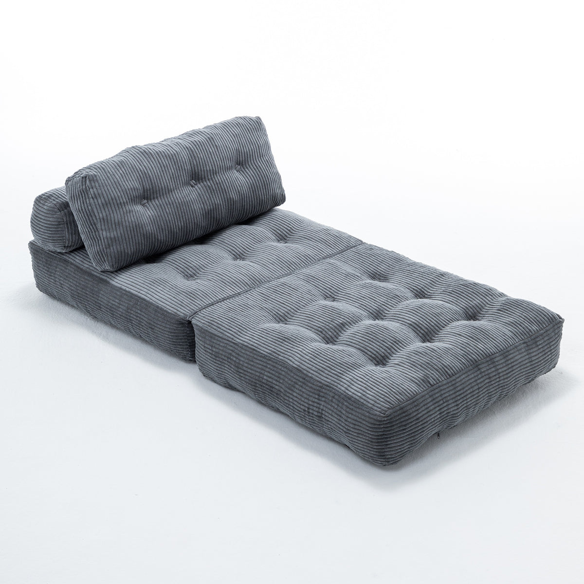 Green / Dark Blue / Dark Gray sofa bed - detail