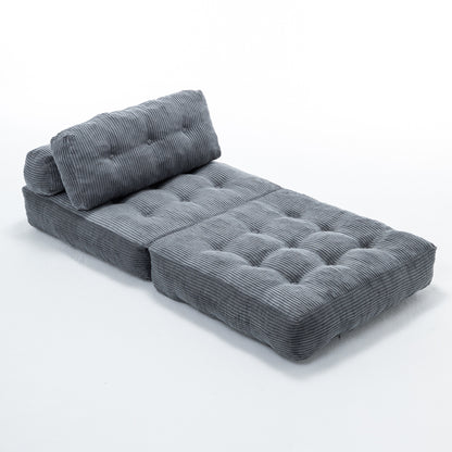 Green / Dark Blue / Dark Gray sofa bed - detail