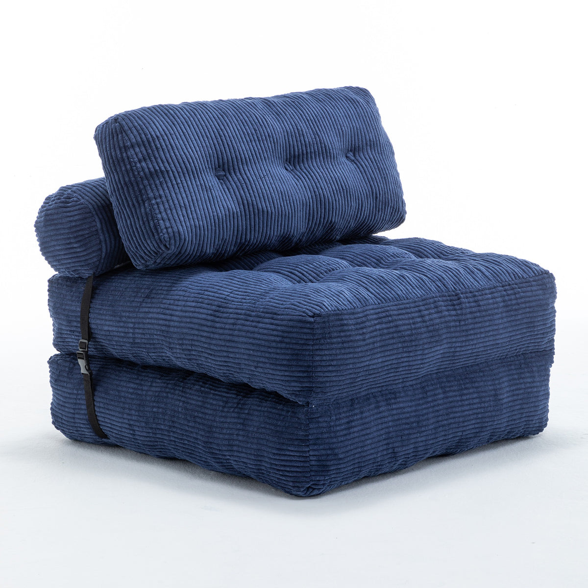 Green / Dark Blue / Dark Gray sofa bed - detail