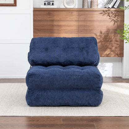 Green / Dark Blue / Dark Gray sofa bed - detail