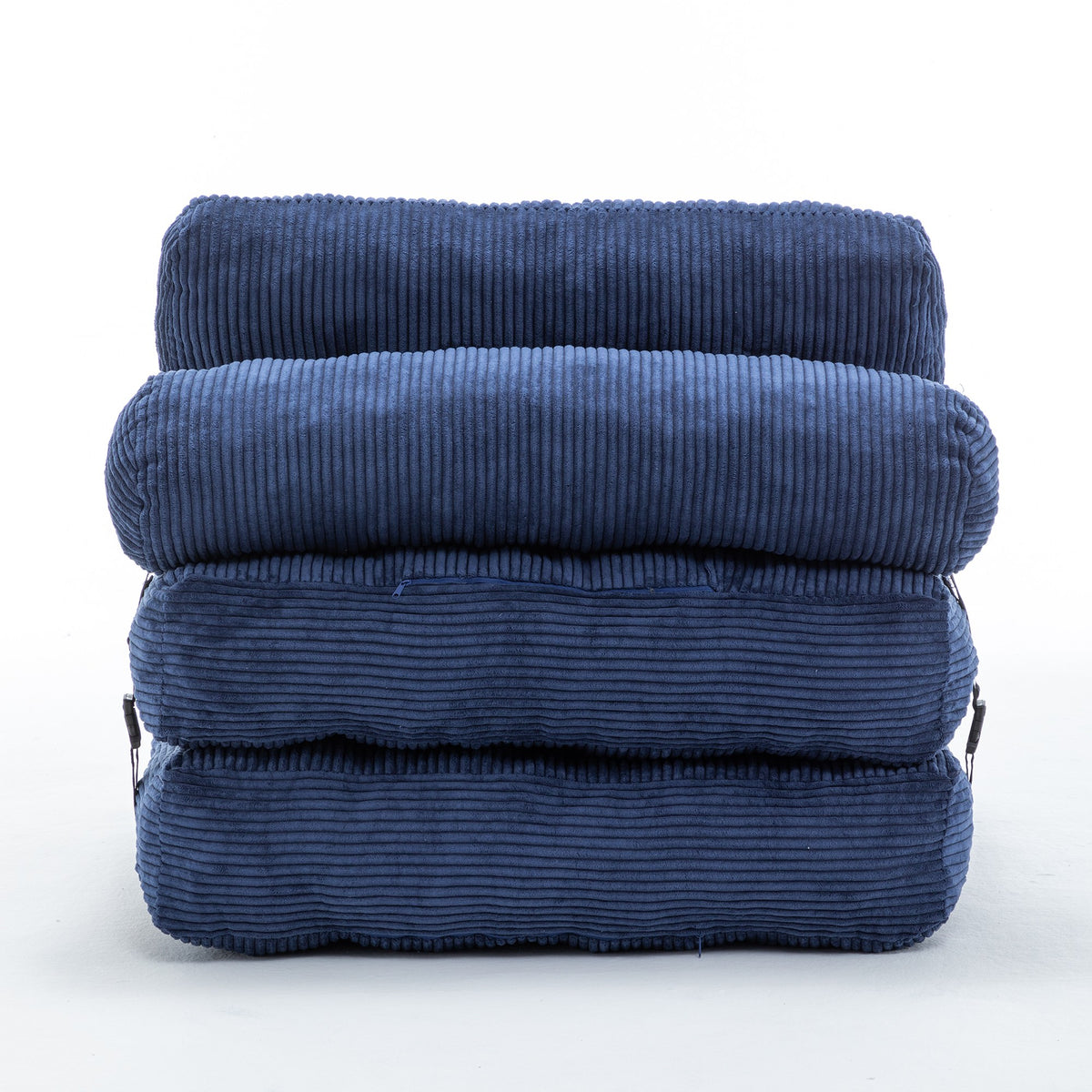 Green / Dark Blue / Dark Gray sofa bed - detail