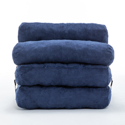 Green / Dark Blue / Dark Gray sofa bed - detail