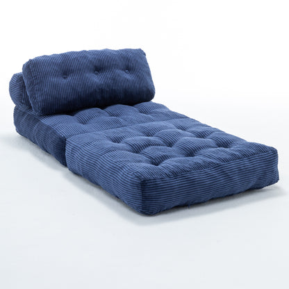 Green / Dark Blue / Dark Gray sofa bed - detail