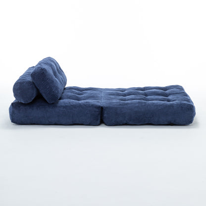 Green / Dark Blue / Dark Gray sofa bed - detail