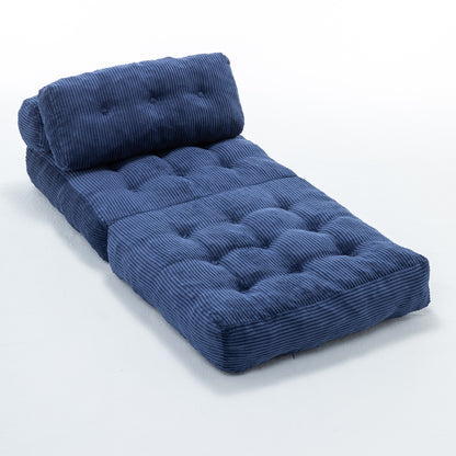 Green / Dark Blue / Dark Gray sofa bed - detail