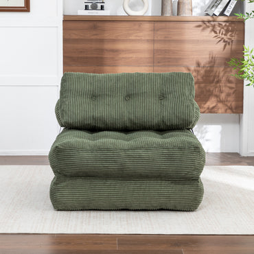 Green / Dark Blue / Dark Gray sofa bed - detail