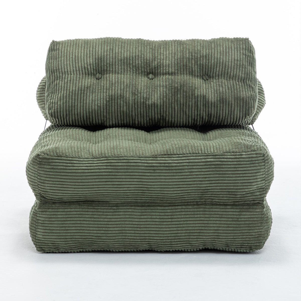 Green / Dark Blue / Dark Gray sofa bed - detail