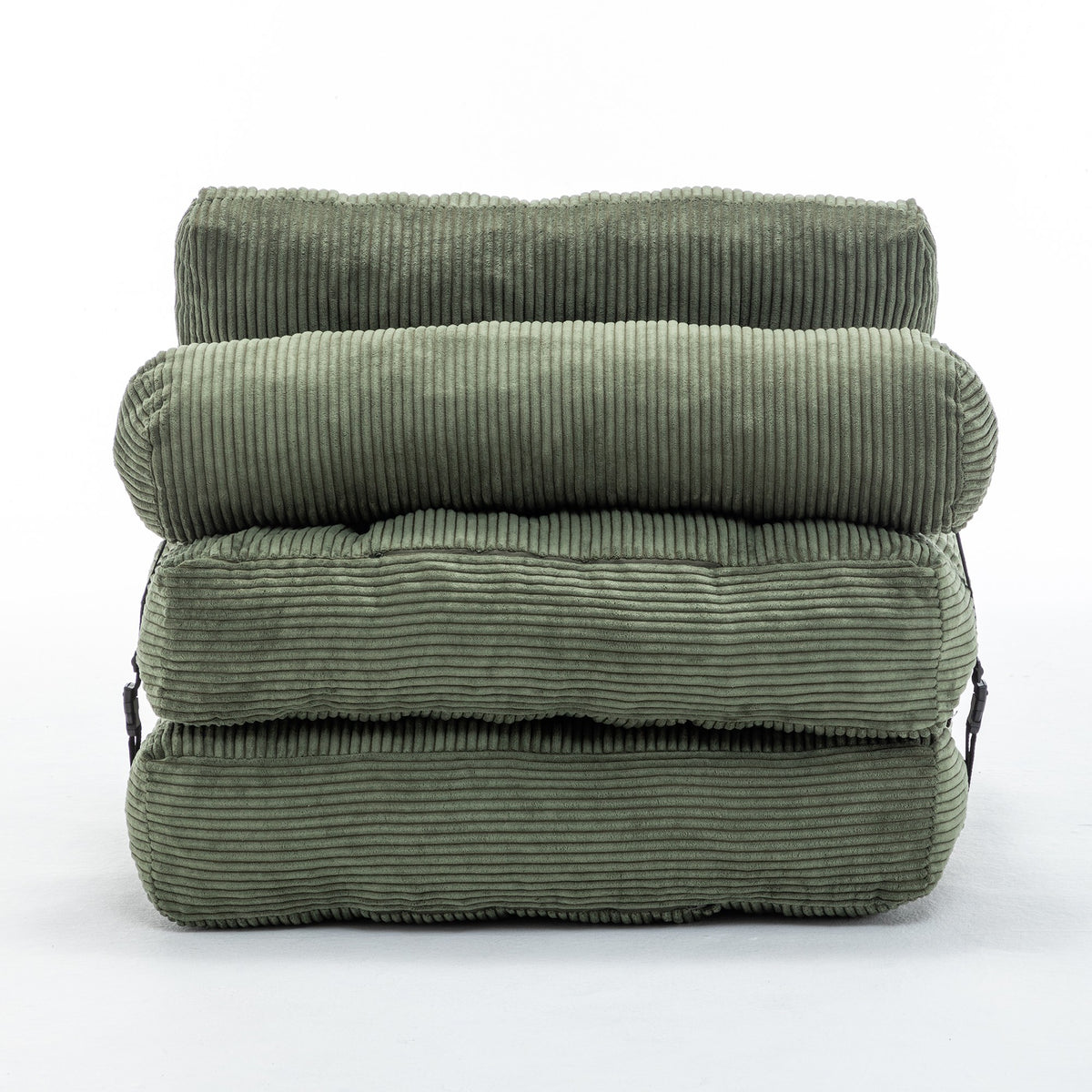 Green / Dark Blue / Dark Gray sofa bed - detail