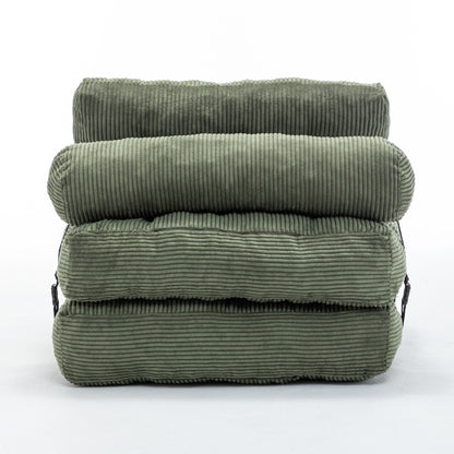 Green / Dark Blue / Dark Gray sofa bed - detail