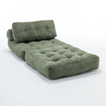 Green / Dark Blue / Dark Gray sofa bed - detail
