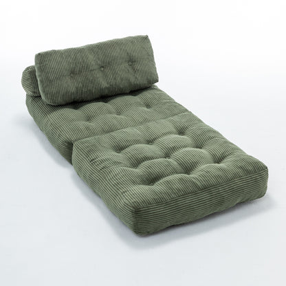 Green / Dark Blue / Dark Gray sofa bed - detail