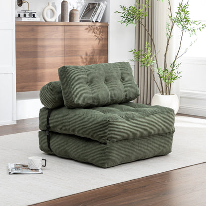 Green / Dark Blue / Dark Gray sofa bed - main