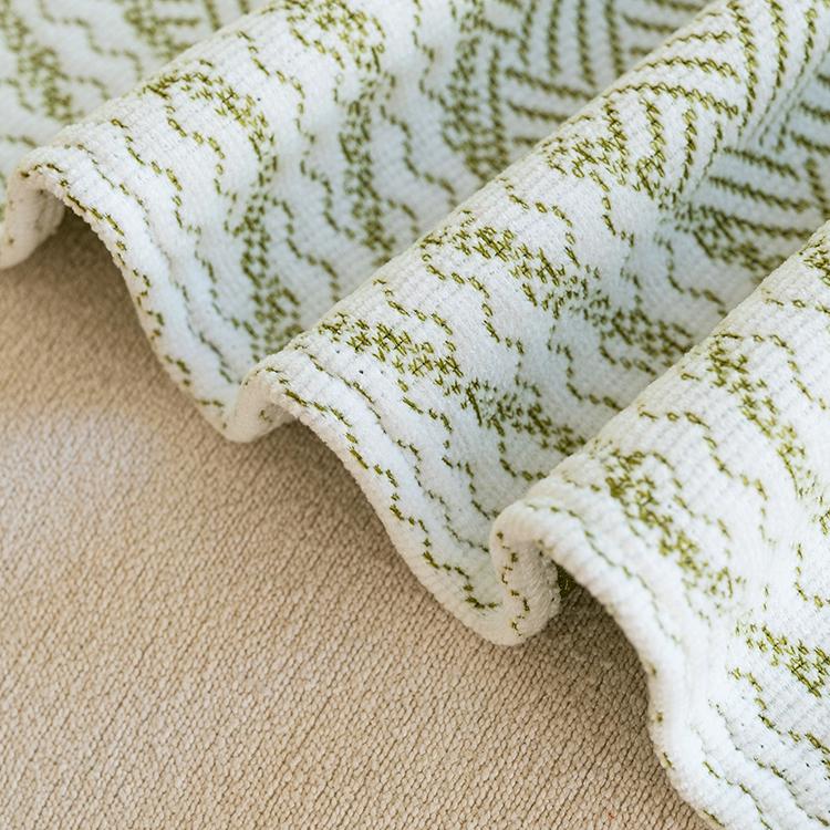 Chenille plaid sofa cover - main 4